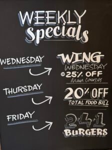 Weekly Specials