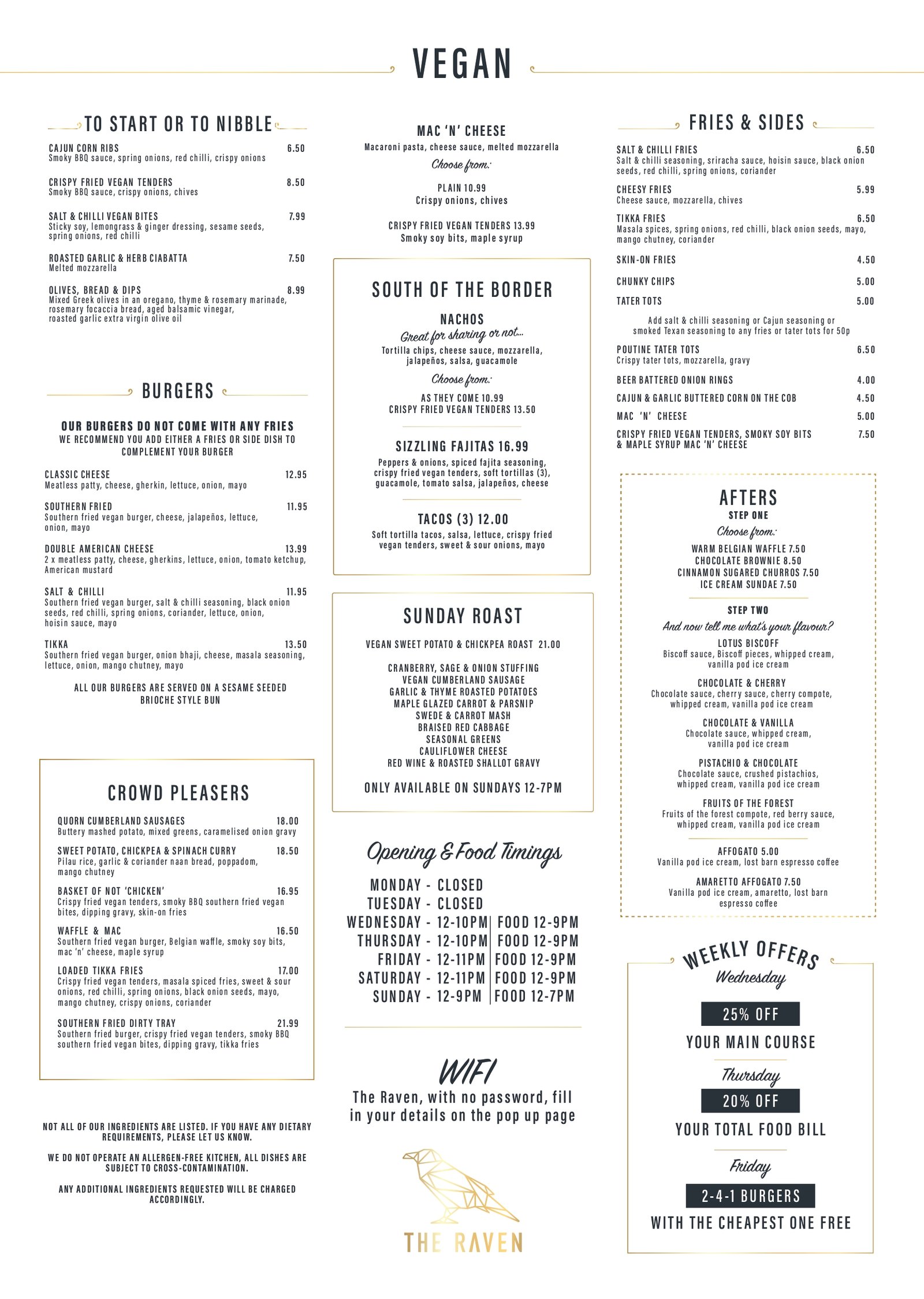 TR Vegan Menu Winter 25 1 page 0001